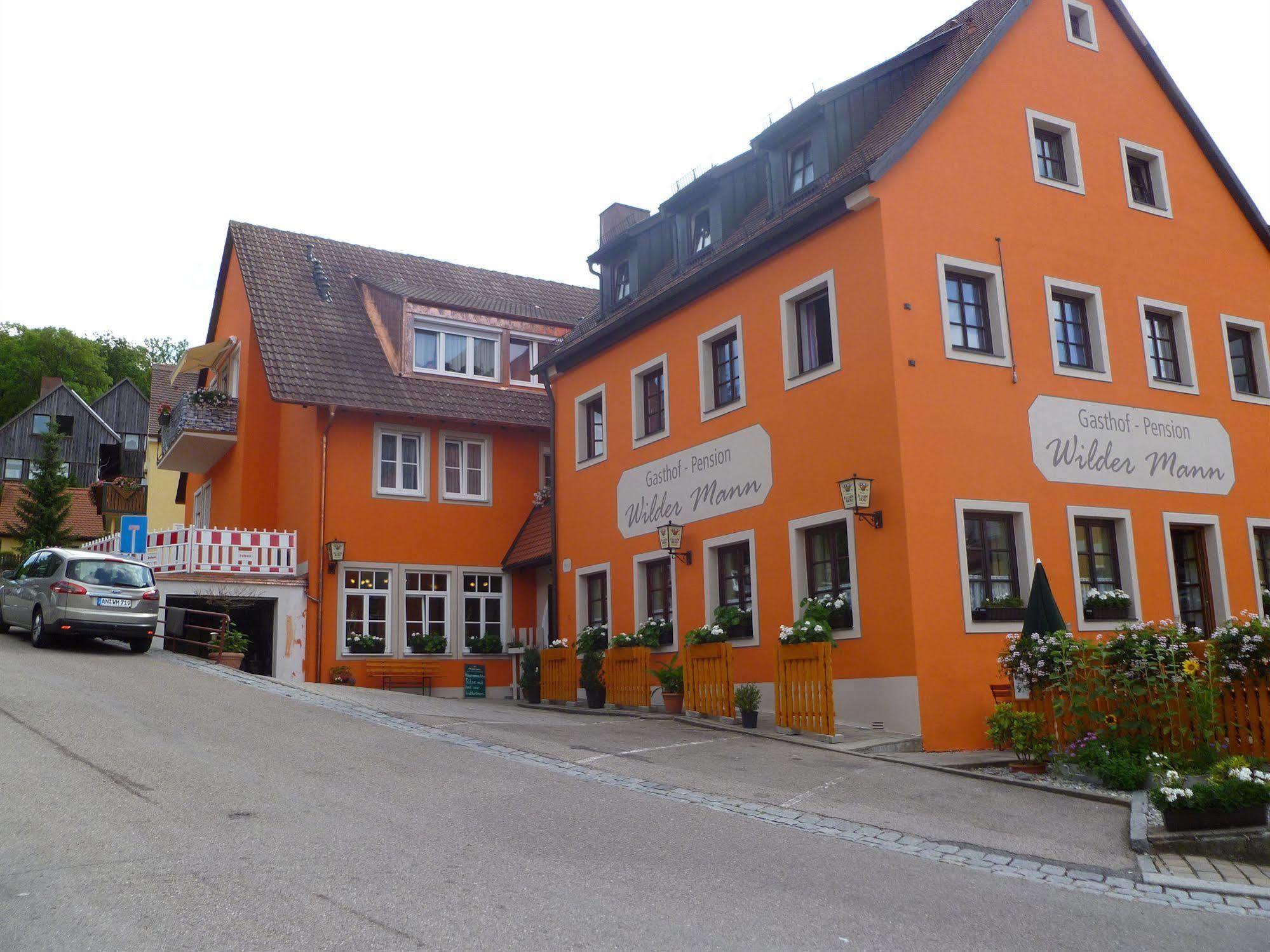 Hotel Wilder Mann Feuchtwangen Εξωτερικό φωτογραφία